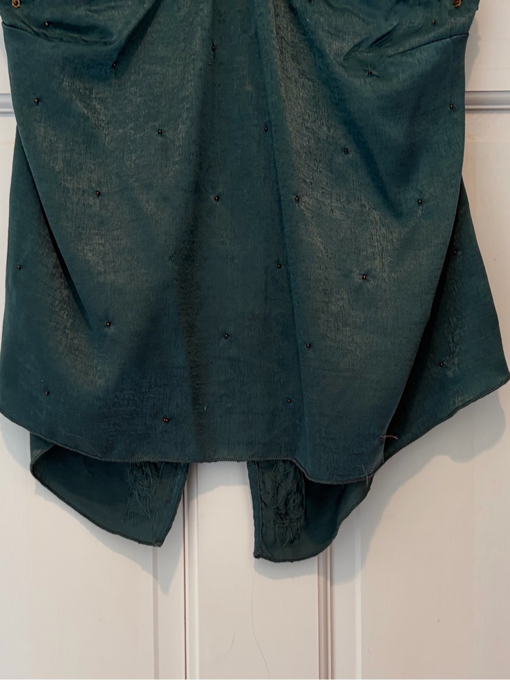 Free People Embellished Teal Halter Cami Top - Picture 8 of 12